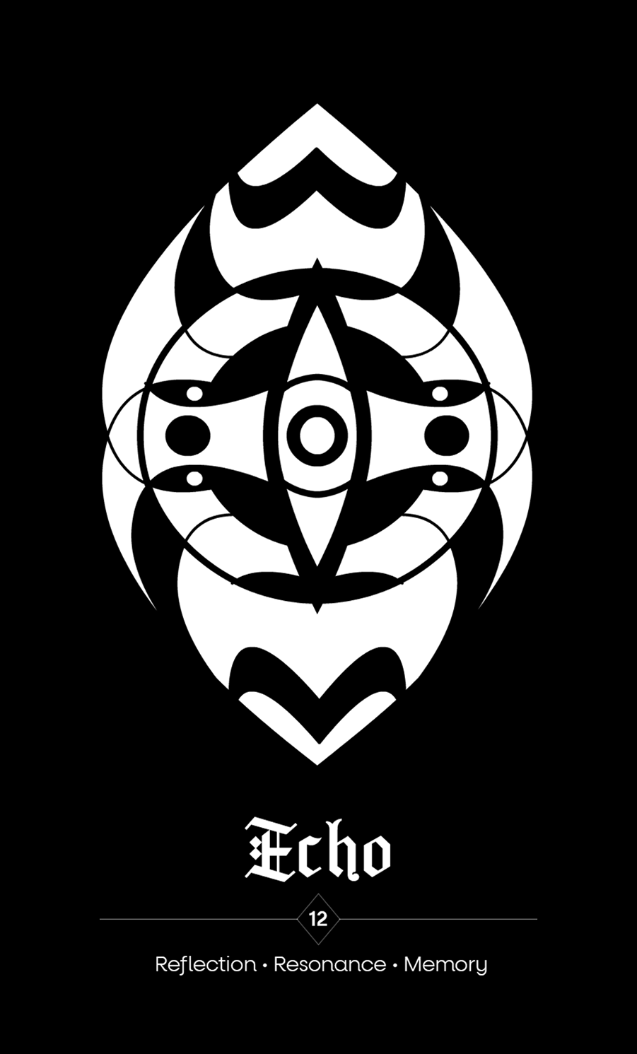 Embrace The Shadows Black Mug – Oracle Deck Design