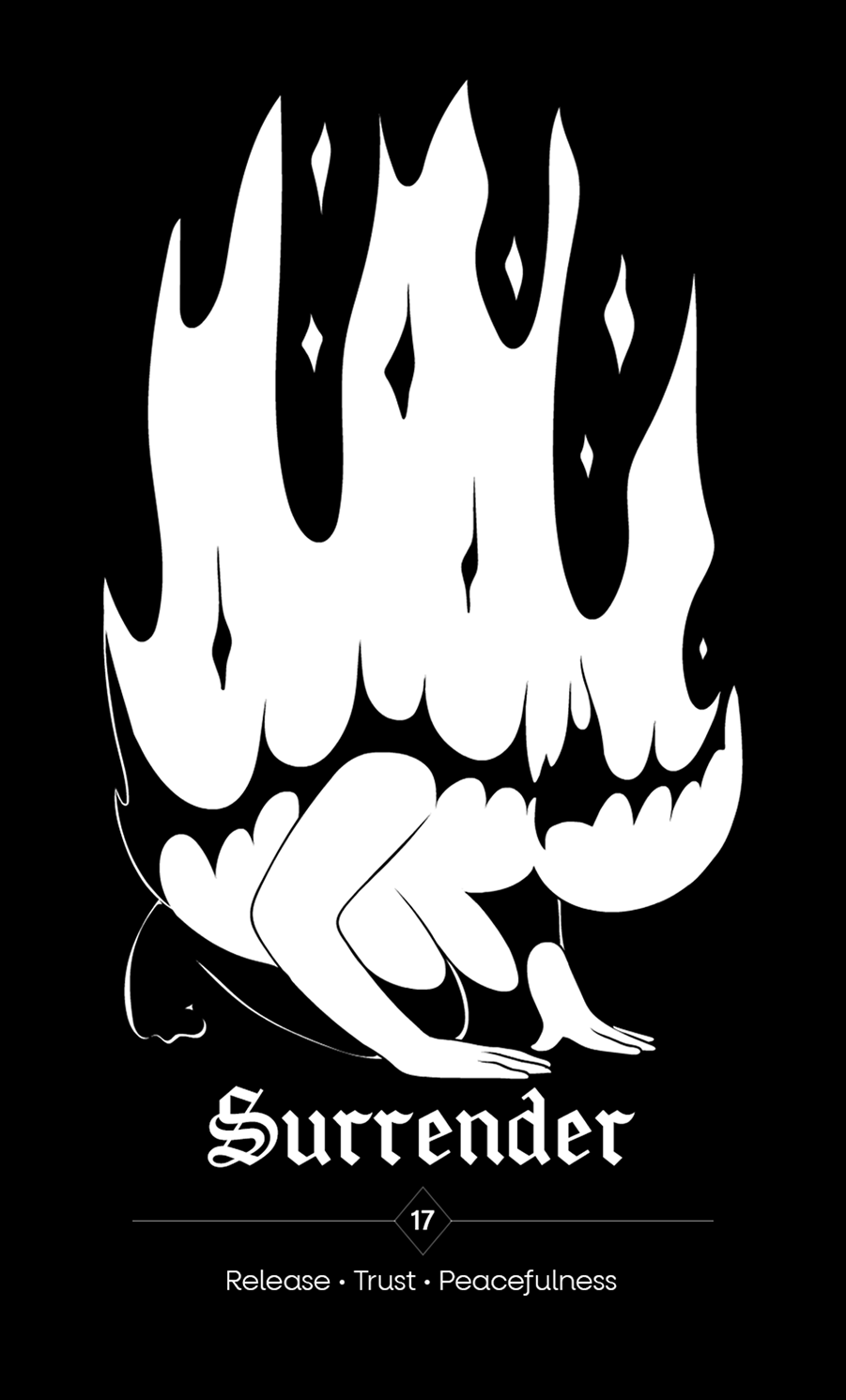 Embrace The Shadows Black Mug – Oracle Deck Design