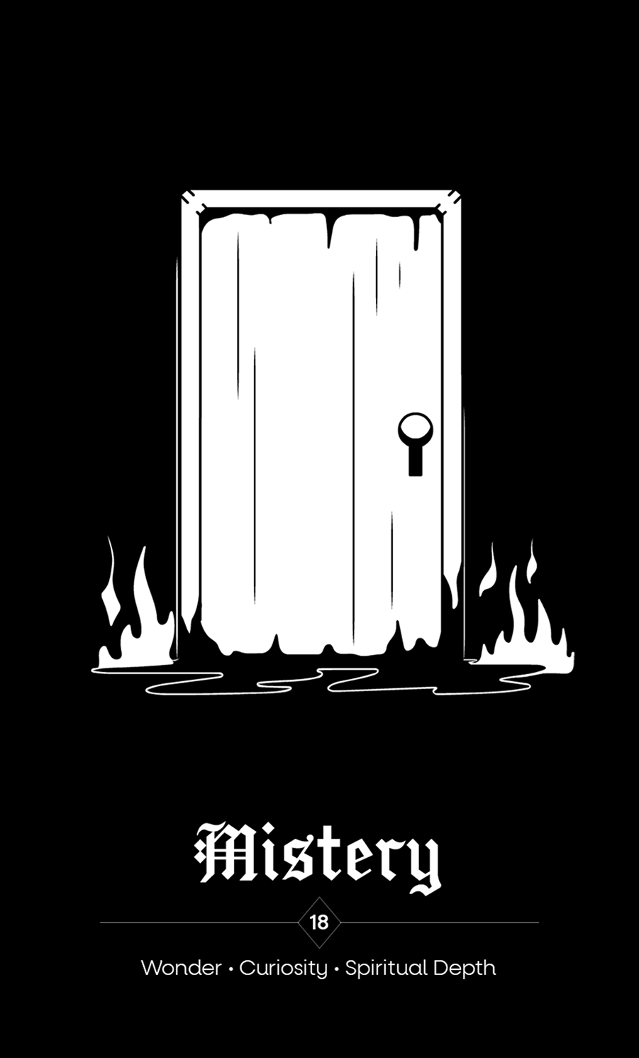 Embrace The Shadows Black Mug – Oracle Deck Design