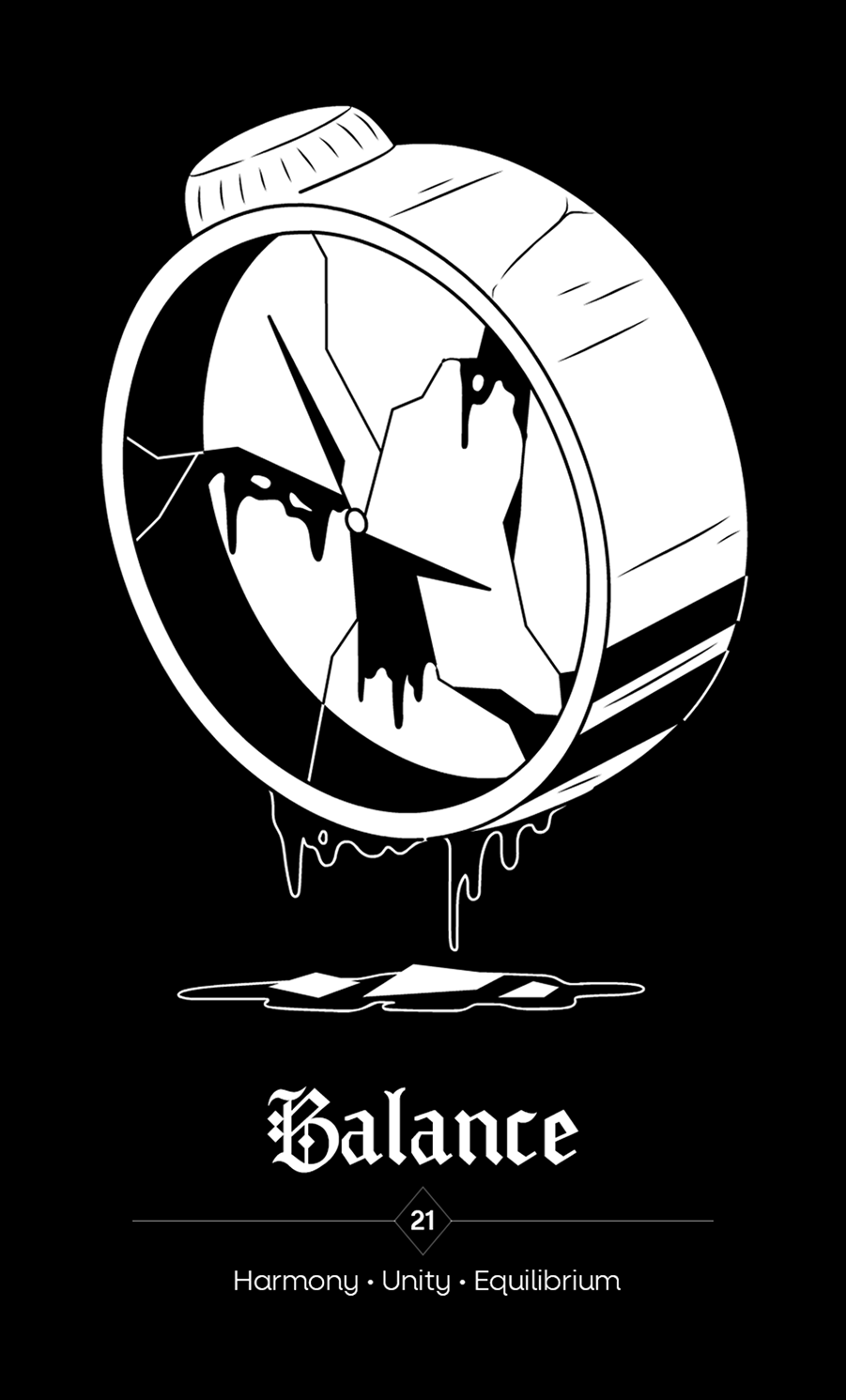 Oracle Card Art Print – High-Quality Unframed Print for Your Space