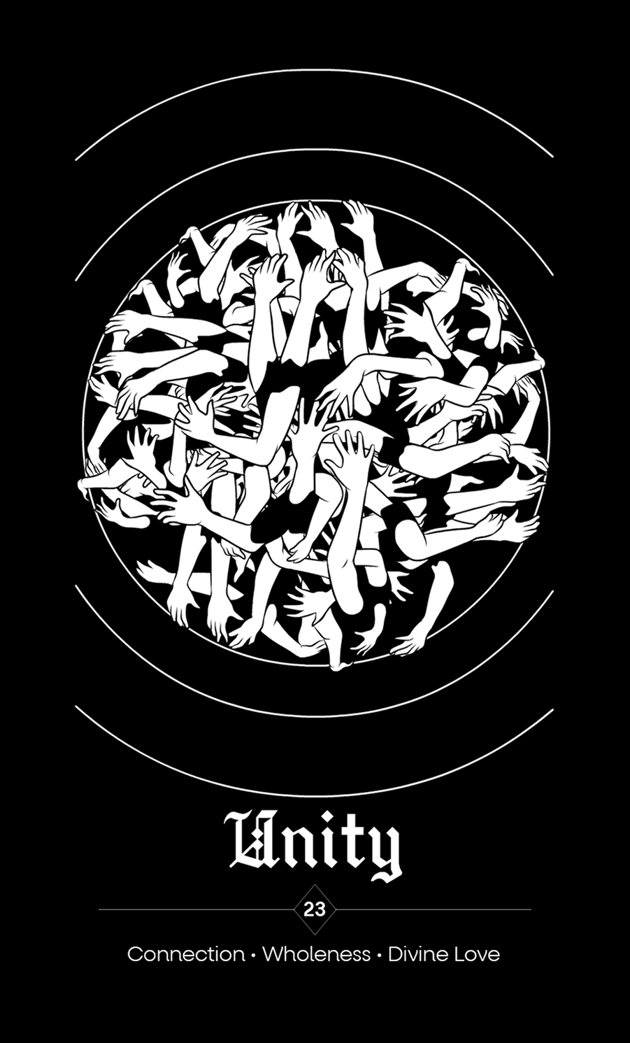 Embrace The Shadows Black Mug – Oracle Deck Design