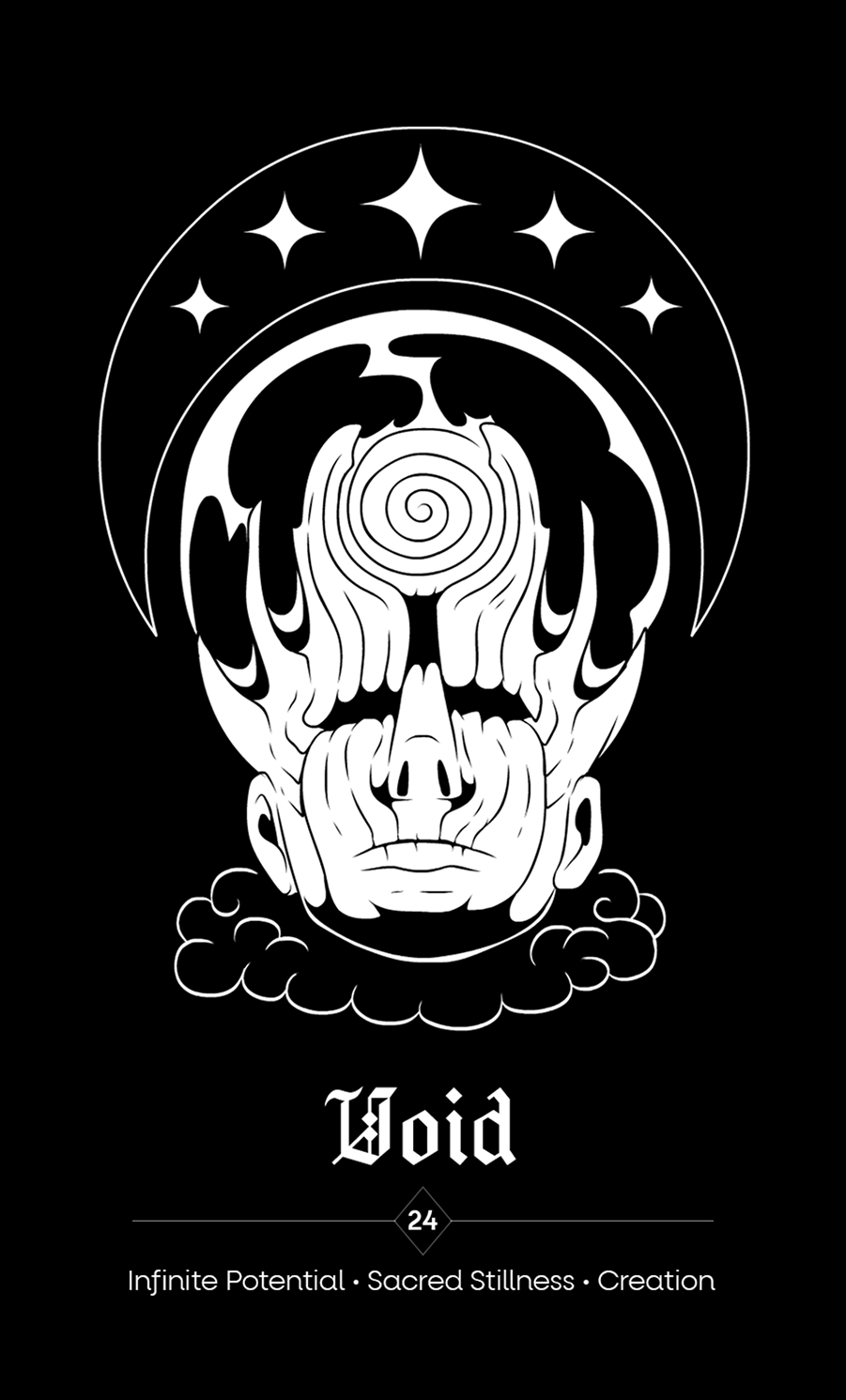 Oracle Card Art Print – High-Quality Unframed Print for Your Space