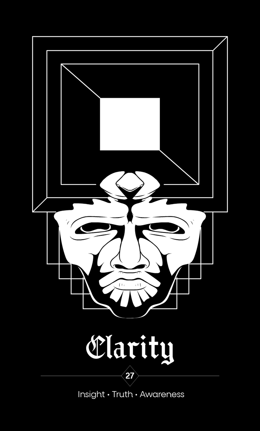 Embrace The Shadows Black Mug – Oracle Deck Design