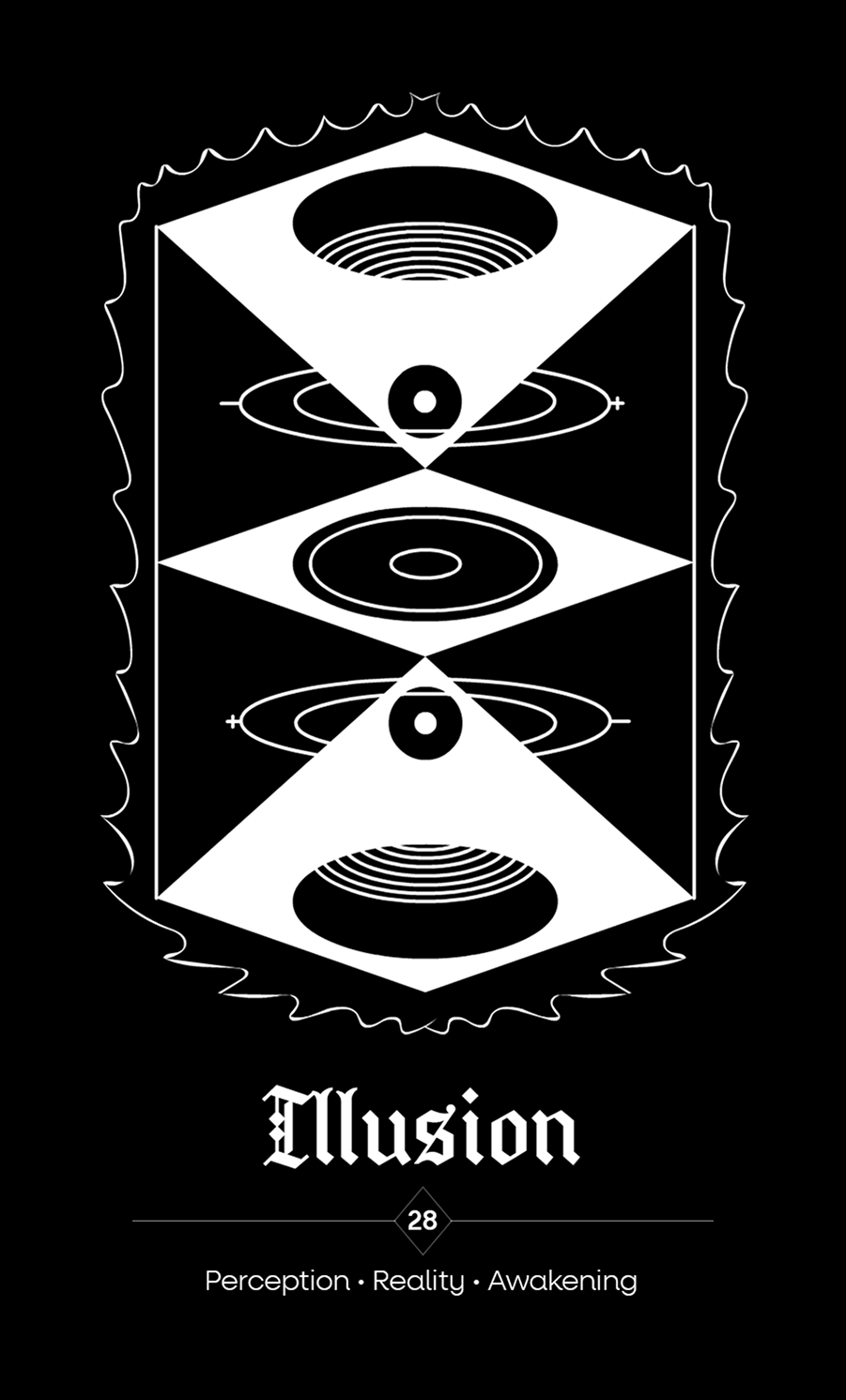 Embrace The Shadows Black Mug – Oracle Deck Design