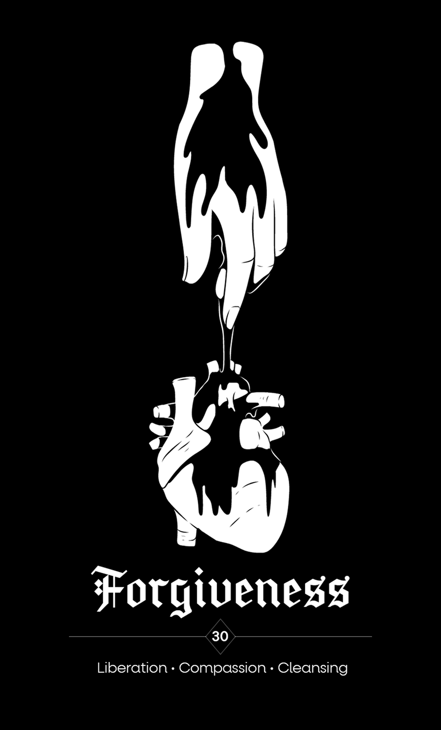 Embrace The Shadows Black Mug – Oracle Deck Design