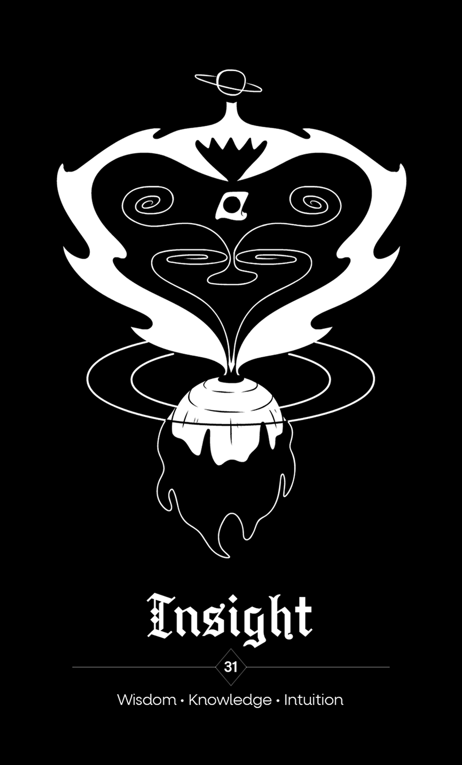 Oracle Card Art Print – High-Quality Unframed Print for Your Space