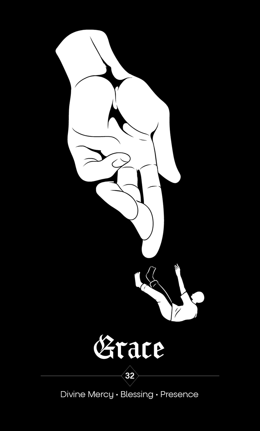 Embrace The Shadows Black Mug – Oracle Deck Design