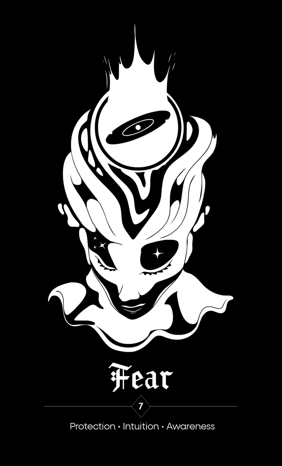 Embrace The Shadows Black Mug – Oracle Deck Design