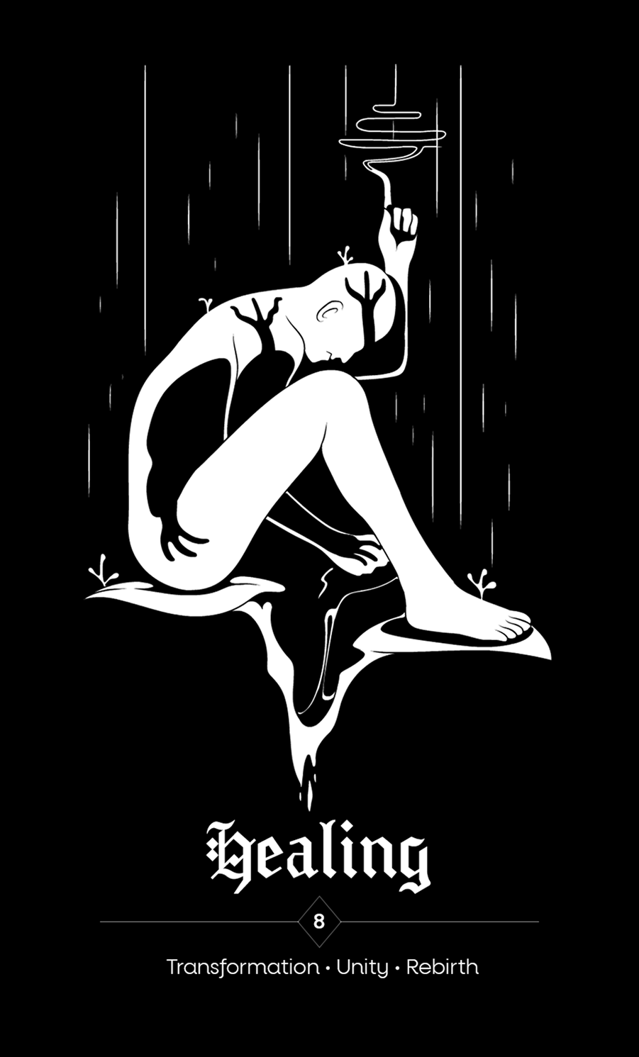 Oracle Card Art Print – High-Quality Unframed Print for Your Space