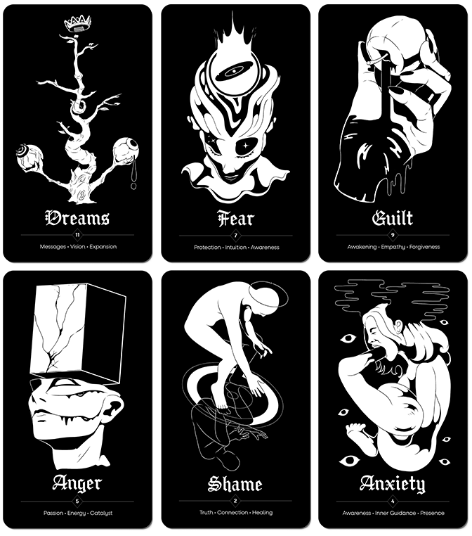 Oracle Card Art Print – High-Quality Unframed Print for Your Space