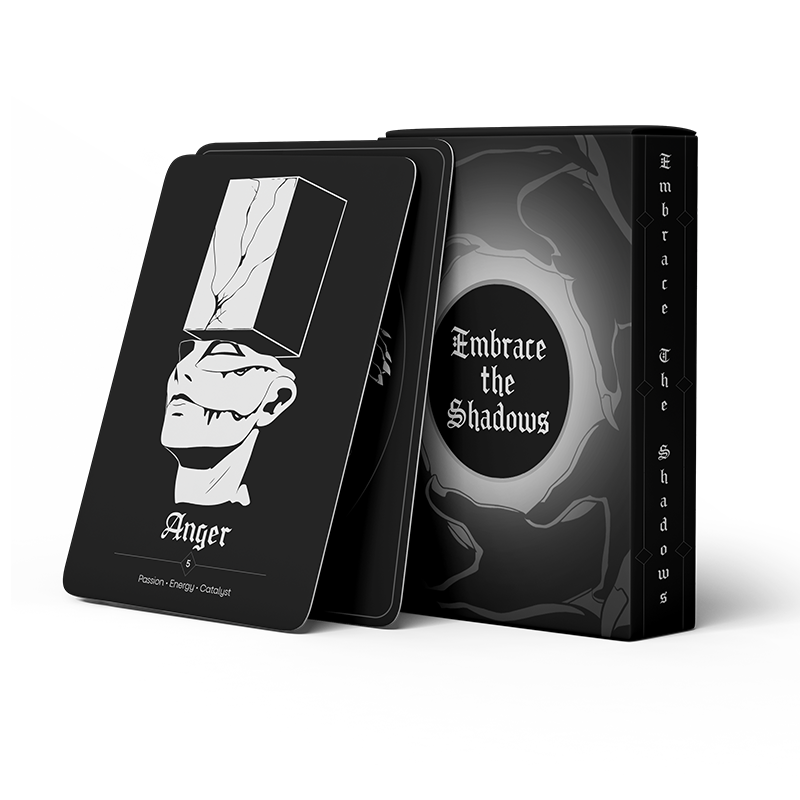 Embrace The Shadows – Oracle Deck for Shadow Work & Self-Discovery