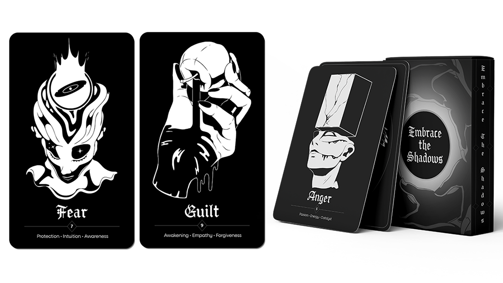 Embrace The Shadows – Oracle Deck for Shadow Work & Self-Discovery
