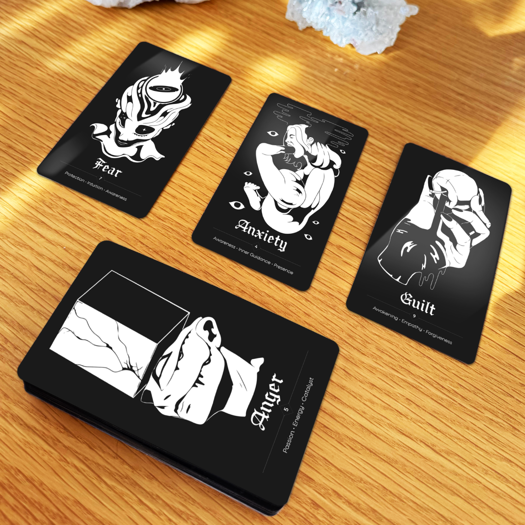 Embrace The Shadows – Oracle Deck for Shadow Work & Self-Discovery